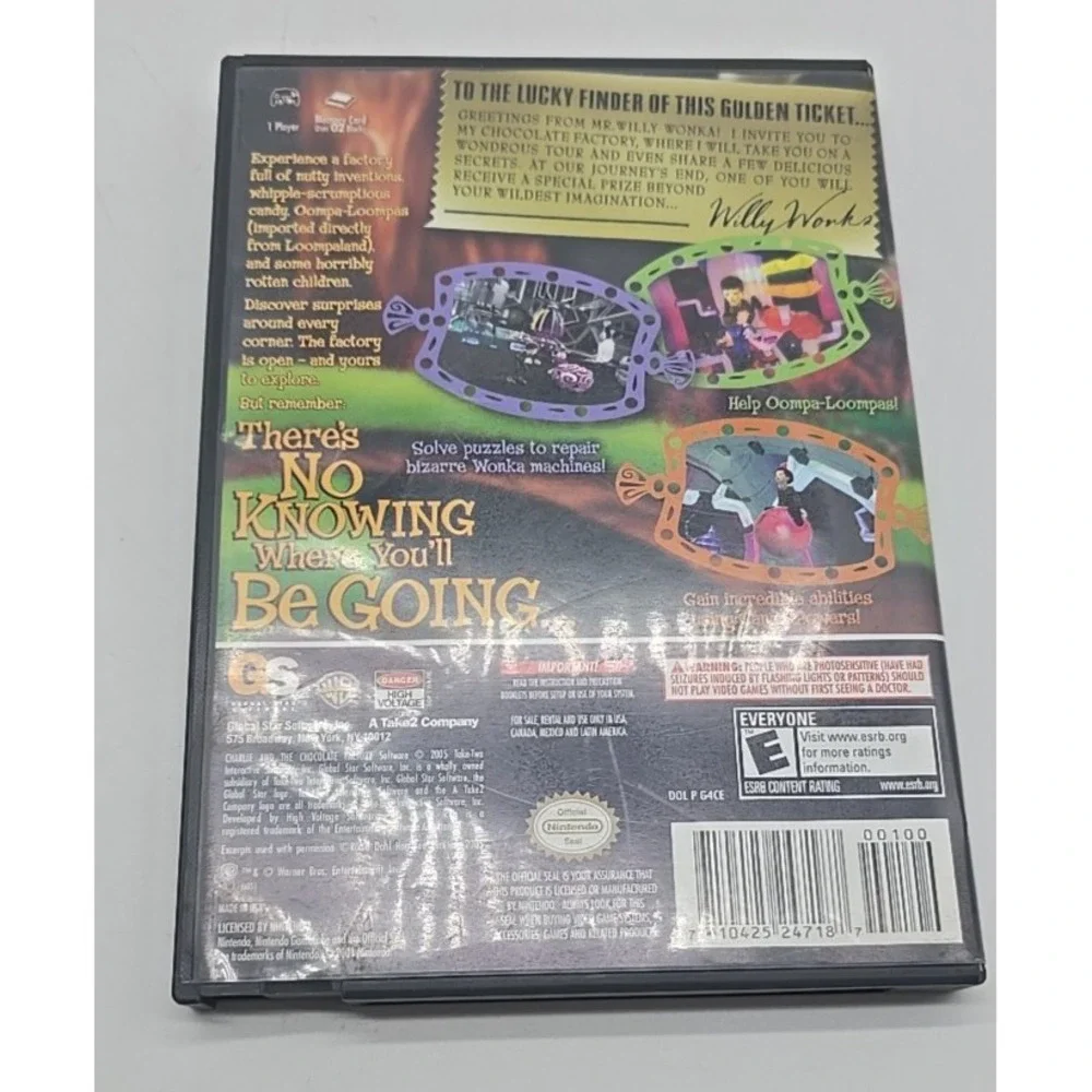 Charlie and the Chocolate Factory (Nintendo GameCube,‎ 2005)